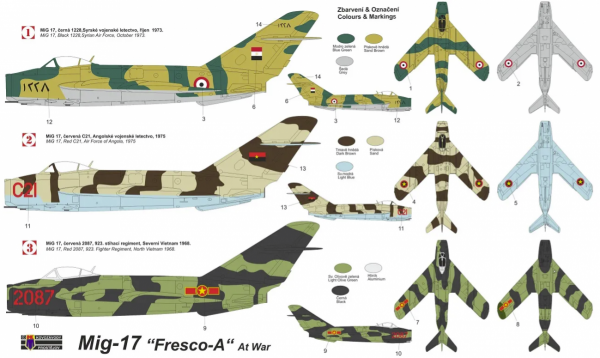 Kovozavody Prostejov KPM4826 MiG-17 „Fresco-A“ At War 1/48