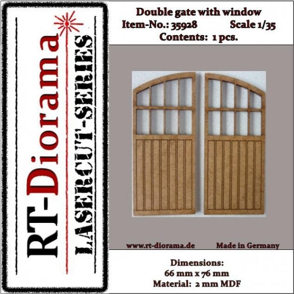 RT-Diorama 35928 Double gate with windows 1/35
