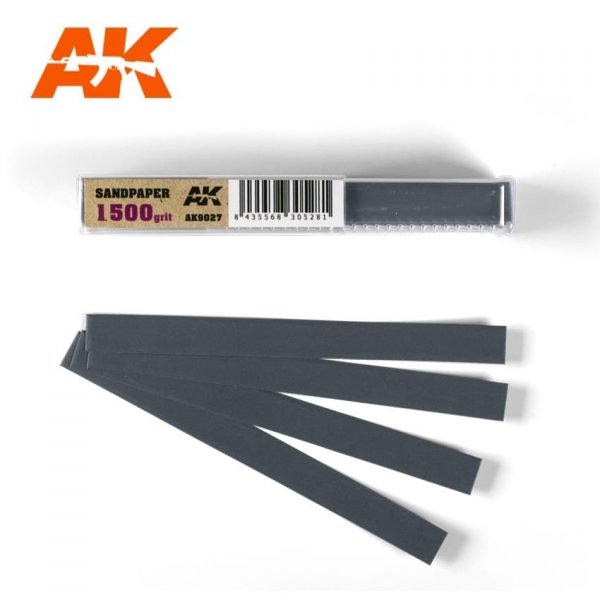 AK Interactive AK9027 SANDPAPER GRAIN 1500 (WET)