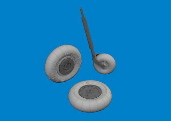 Eduard 632206 Bf 109K-4 wheels KOTARE 1/32