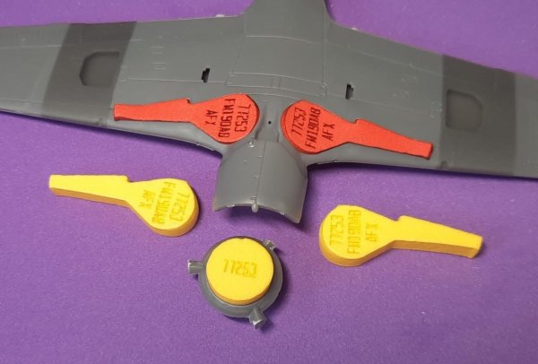 Omask 77253 Fw 190 A-8/F-8 wheel bay foam plugs (for Airfix) 1/72