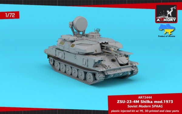 Armory Models 72444 ZSU-23-4M/M3/M2 "Shilka", Soviet SPAAG 1/72