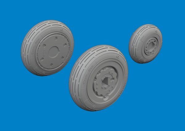 Eduard 6481151 MiG-21F wheels EDUARD 1/48