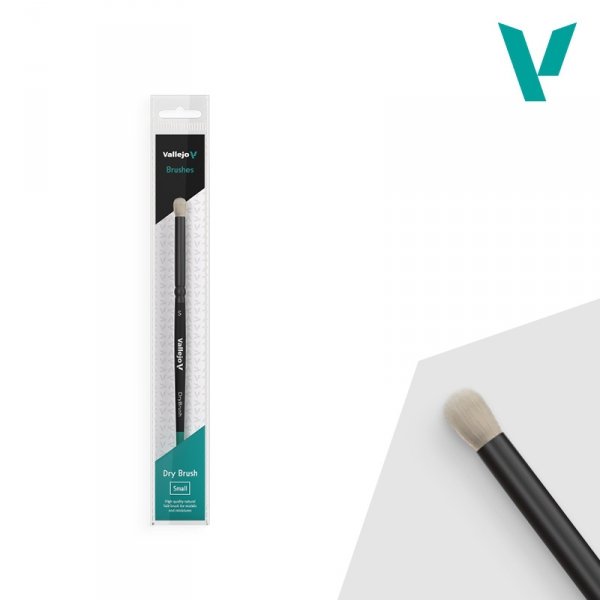 VALLEJO B07001 - Pędzel - Dry - Natural Hair Dry  - Small