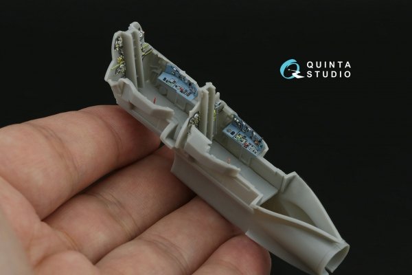 Quinta Studio QDS-72167 Su-17UM3 3D-Printed &amp; coloured Interior on decal paper (Modelsvit) (small version) 1/72