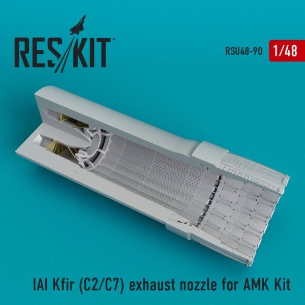 RESKIT RSU48-0090 IAI Kfir C2/C7 exhaust nozzles fo Amk kit 1/48