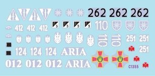 Star Decals 35-C1355 War in Ukraine 3 Ukrainian AFVs 2022 war 1/35