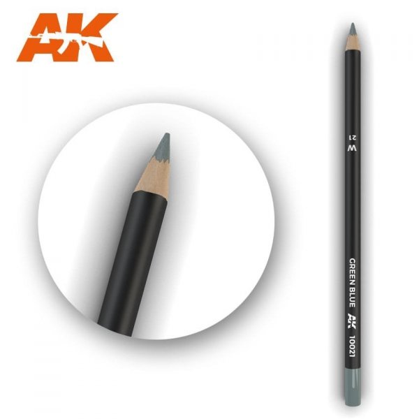 AK Interactive AK10021 Watercolor Pencil GREEN BLUE