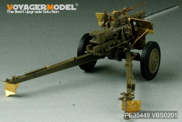 Voyager Model PE35449 WWII US 3inch M5 ATG/w M1 or 105mm Howitzer M2A1Carriage 2in1 For AFV CLUB 35S64 and 35160 1/35