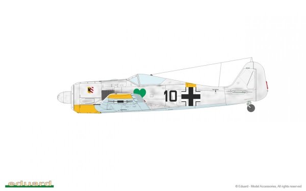 Eduard 84117 Fw 190A-4 w/ engine flaps &amp; 2-gun wings 1/48