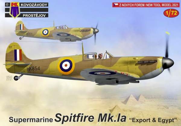 Kovozavody Prostejov KPM0277 Spitfire Mk.Ia „Export &amp; Egypt“ 1/72
