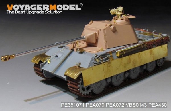 Voyager Model PE351071 WWII German Panther II Prototype Design Plan basic for Amusing Hobby 1/35