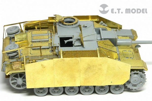 E.T. Model E72-019 WWII German StuG.III Ausf.G Schurzen (Late version) For DRAGON Kit 1/72