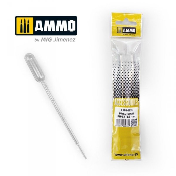 Ammo of Mig 8235 Small Pipettes 1mL (0.03 oz) – 4 pcs