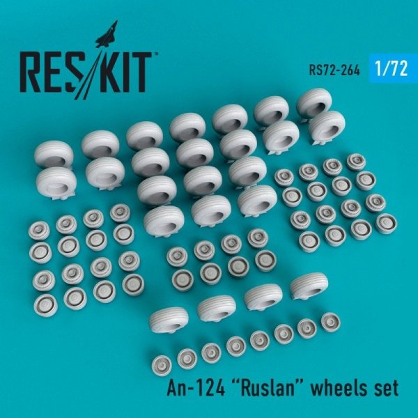 RESKIT RS72-0264 An-124 Ruslan wheels set 1/72