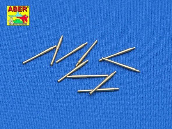 Aber 350L-01 Set of 10 pcs 203 mm barrels for Japan ships (1:350)