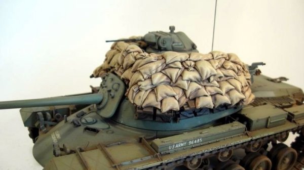 Panzer Art RE35-281 Sand armor &amp; wood screens for M48 Tanks 1/35