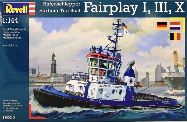 Revell 05213 Harbour Tug Boat Fairplay I,III,X,XIV (1:144)