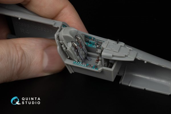 Quinta Studio QD48660 MiG-27M Flogger-J 3D-Printed &amp; coloured Interior on decal paper (Trumpeter) 1/48