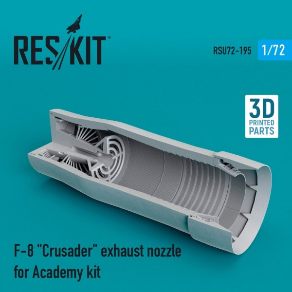 RESKIT RSU72-0195 F-8 &quot;CRUSADER&quot; EXHAUST NOZZLE FOR ACADEMY KIT 1/72