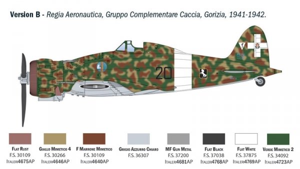 Italeri 2516 Macchi MC.200 Saetta 1/32