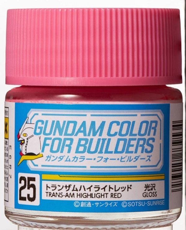 Gunze Sangyo UG-25 TRANS-AM Highlight Red 10 ml (Gloss)