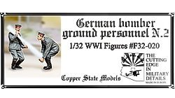 Copper State Models F32-020 German bomber ground personnel N.2 1:32