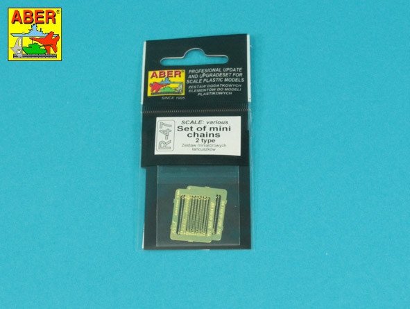 Aber R-47 Set of Mini Chains 2 Type / Zestaw miniaturowych łańcuszków drugiego typu 1/16 - 1/48