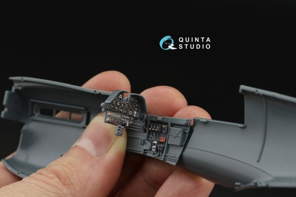 Quinta Studio QD48654 P-40N Warhawk 3D-Printed &amp; coloured Interior on decal paper (Eduard) 1/48