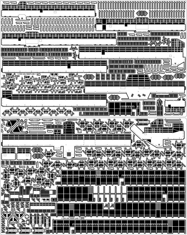 Pontos 37041F1 USS LHD-1 Wasp Detail Up Set 1/350