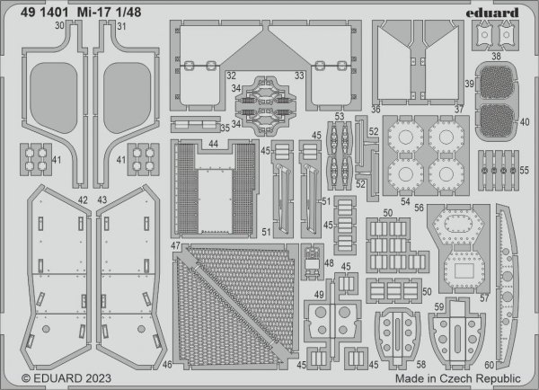 Eduard BIG49396 Mi-17 TRUMPETER 1/48