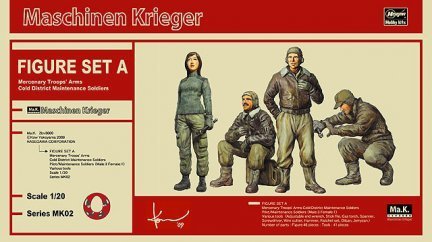 Hasegawa MK02 (64002) Ma.K. FIGURE SET A (Mercenary Troops' Arms Cold District Maintenance Soldiers)
