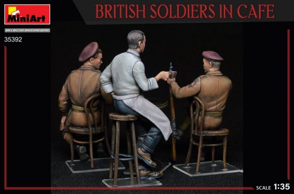 MiniArt 35392 BRITISH SOLDIERS IN CAFE 1/35