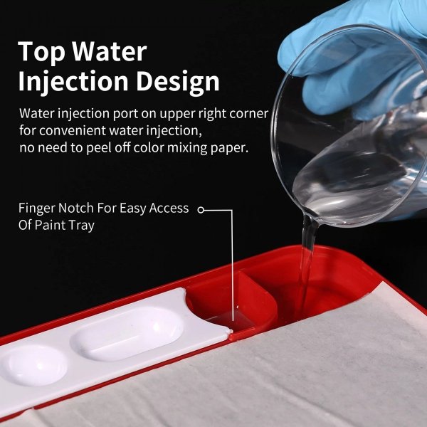 DSPIAE MP-01PRO Moisture-retaining Wet Palette PRO For Acrylic Paints /  PALETA RETENCYJNA DO FARB