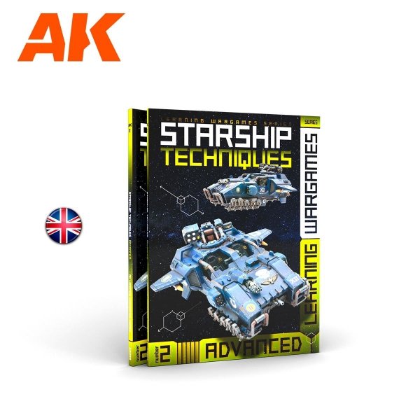 AK Interactive AK592 AK LEARNING WARGAMES SERIES 2: STARSHIP TECHNIQUES – ADVANCED (ENGLISH)