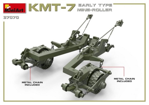 MiniArt 37070 KMT-7 EARLY TYPE MINE-ROLLER (1/35)