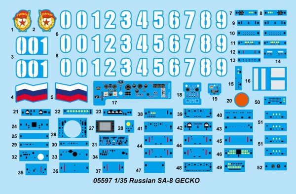 Trumpeter 05597 Russian SA-8 GECKO