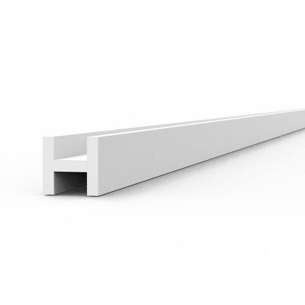 AK Interactive AK6567 BEAMS H SHAPE 1.50 x 1.50 x 350mm – STYRENE – (4 units)