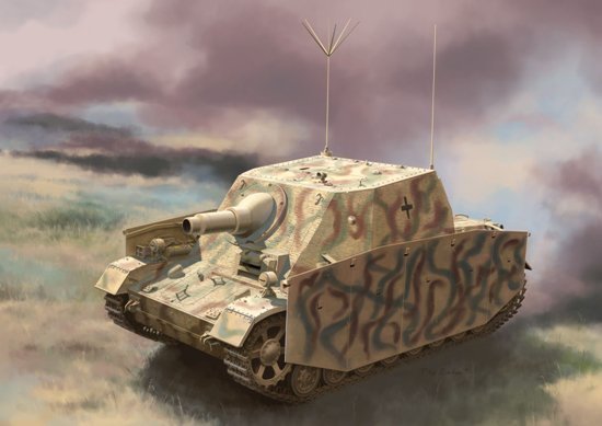 Dragon 6819 Sturmpanzer Ausf.I als Befehlspanzer (Umbau Fahrgestell Pz.Kpfw.IV Ausf.G)