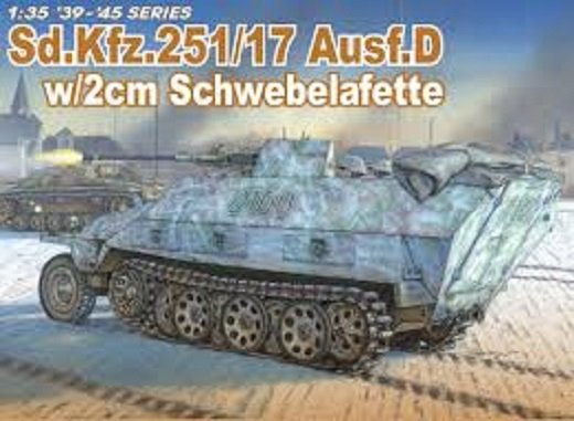 Dragon 6292 Sd.Kfz. 251/17 Ausf. D w/2cm Schwebelafette (1:35)