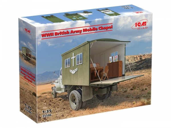 ICM 35586 WWII British Army Mobile Chapel 1/35