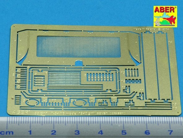 Aber 35G11 Grille cover for russian tank T-34/76 model 1940 (1:35)
