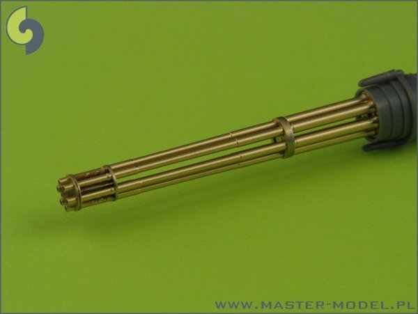 Master AM-32-029 M61 A1 Vulcan - Six-barrelled rotary 20mm cannon - turned barrels with etched barrel clamps (1:32)