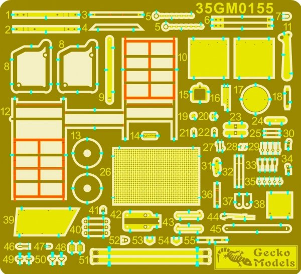 Gecko Models 35GM0155 Bedford OYD Truck 3t 4x2 GS (Metal Cargo Body) 1/35
