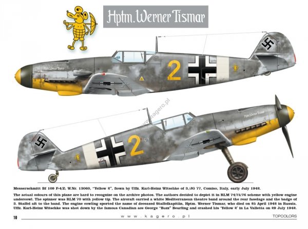 Kagero 15034 Messerschmitt Bf 109s over the Mediterranean Part I (kalkomania/decals) EN/PL