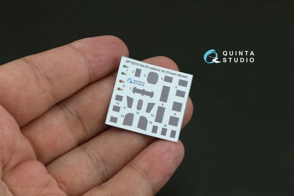 Quinta Studio QP+72021 Big Exterior Set for Ka-52 (Dream Model) 1/72