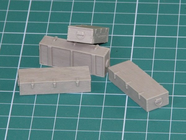 Eureka XXL E-017 Wooden Ammo Boxes for 12.8 cm Pak 44/Kw.K.  1:35