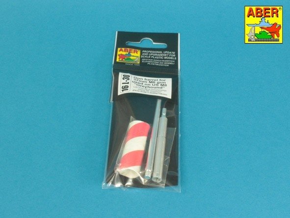 Aber 16L-30 Gun barrel for 37mm M6 gun used on US Armoured Car M8 Greyhound 1/16