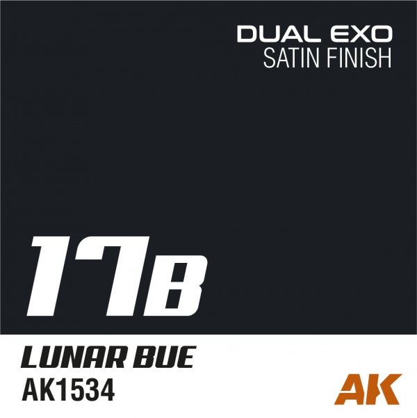 AK Interactive AK1561 DUAL EXO SET 17 – 17A GRAPHITE BLUE &amp; 17B LUNAR BLUE