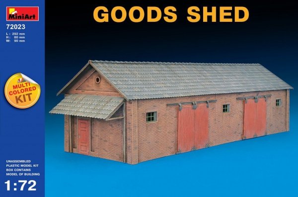 MiniArt 72023 GOODS SHED 1/72